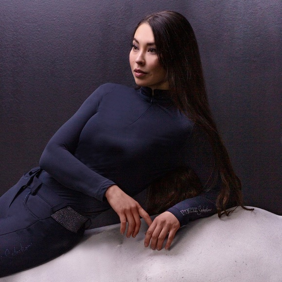 NWT Pikeur Equestrian Norea Functional Zip Shirt, size 10 - Picture 1 of 5